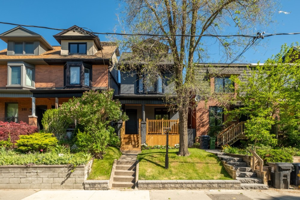 Bright home exterior